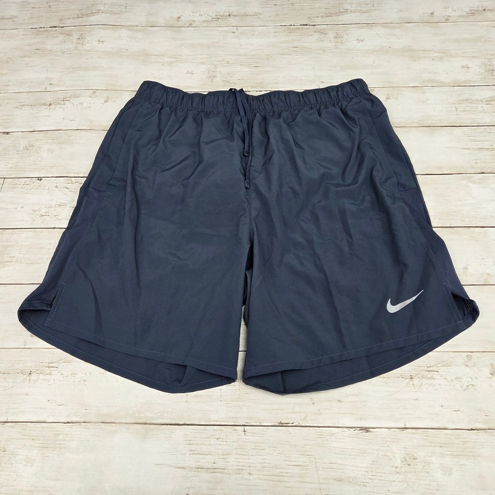 Nike Challenger Dri-FIT Running Shorts Mens Medium Navy Blue DV9359-437